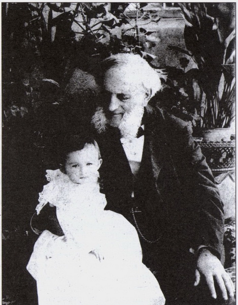 И.К. Айвазовский с внучкой. Феодосия, 1897 г
